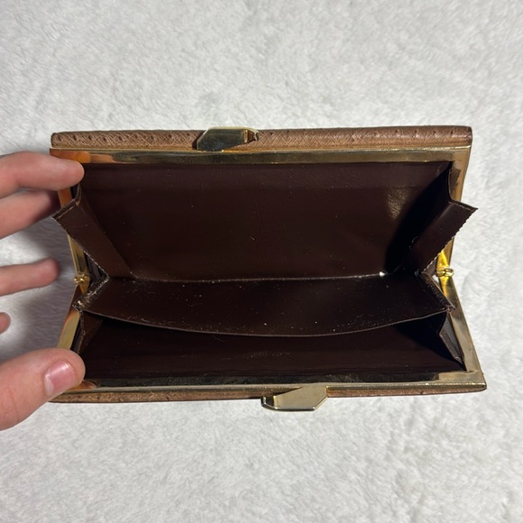 Vintage Genuine Ostrich Exotic Leather Wallet - Picture 5 of 7